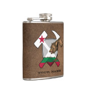 Flasques Bouclier de marteau de roche du géologue - Drapeau (Droite)