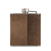 Flasques Bouclier de marteau de roche du géologue - drapeau (Dos)