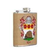 Flasques Bouclier héraldique Ricci avec Helm et Mantle (Droite)