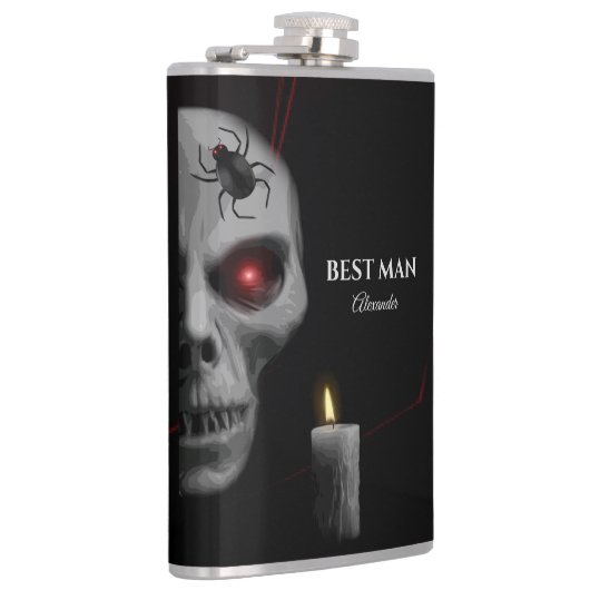 Flasques Bougie d'araignée gothique - Halloween Déplaisant (Droite)