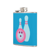 Flasques Boule de Bowling et Pins (Gauche)