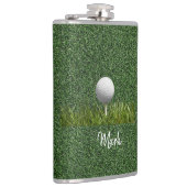 Flasques Boule de golf sur pelouse verte (Droite)