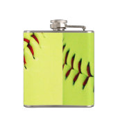 Flasques Boule jaune du base-ball (Dos)