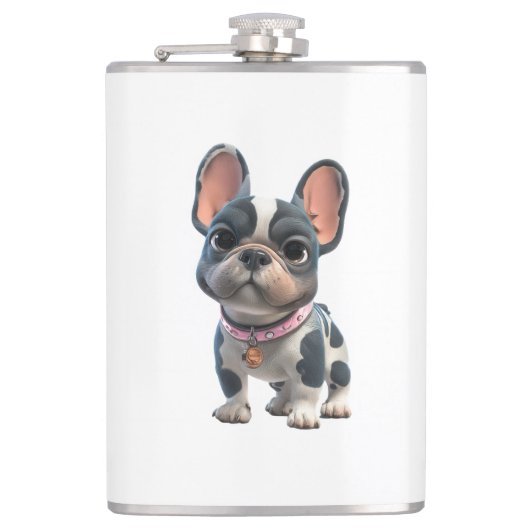 Flasques Bouledogue français (Devant)