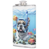 Flasques Bouledogue français en vacances French Bulldog (Gauche)