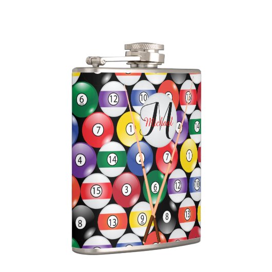 Flasques Boules de billard Monogram (Droite)