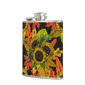 Flasques Bouquet d'automne noir (Gauche)