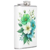 Flasques Bouquet de fleurs bleues blanches-57453 (Droite)