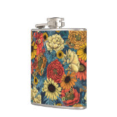 Flasques Bouquet de fleurs - roses, pivoines, marguerites e (Gauche)