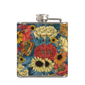 Flasques Bouquet de fleurs - roses, pivoines, marguerites e (Dos)