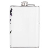 Flasques Bouquet de lavande aquarelle personnalisé (Dos)