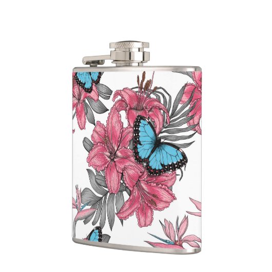 Flasques Bouquet tropical (Gauche)