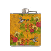 Flasques Bouquet tropical et colibris 2 (Dos)