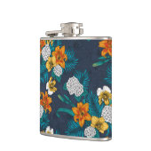 Flasques Bouquet tropical sur bleu (Gauche)
