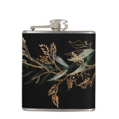 Flasques Bouteille moderne Eucalyptus à feuilles noires (Devant)