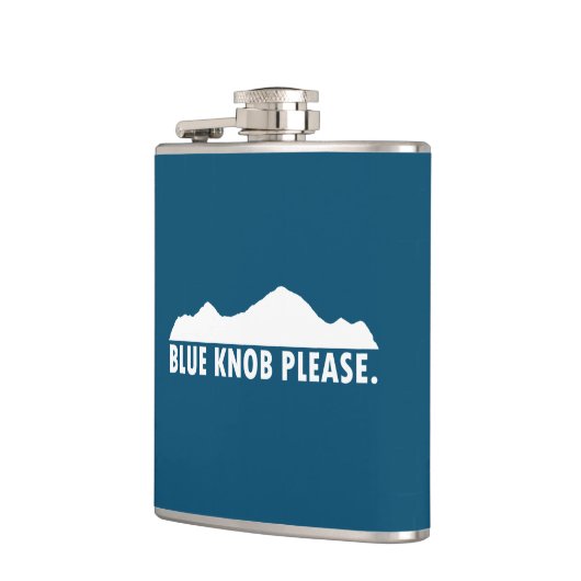 Flasques Bouton bleu s'il vous plaît (Gauche)