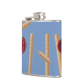 Flasques Bowling Au Cricket, Fiole De Hip Vinyle (Gauche)