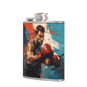 Flasques Boxer Sport Peinture Art Décor Abstrait (Gauche)