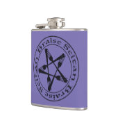 Flasques Braise Seitan Vegan Pentagram (dark version) (Gauche)