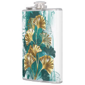 Flasques Branche avec Feuilles d'or Ginko Biloba (Gauche)