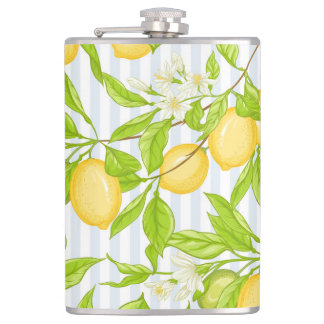 Flasques Branche de citronnier : Motif sans fil