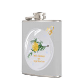 Flasques Branche de Noël décorée en bauble (Gauche)