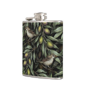 Flasques Branches d'olivier et Parulines (Gauche)