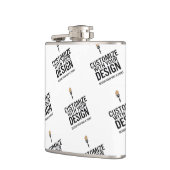 Flasques Branded Custom Minimalist Personalized Company  (Gauche)