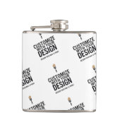 Flasques Branded Custom Minimalist Personalized Company  (Devant)
