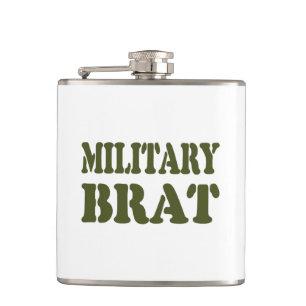 FLASQUES BRAT MILITAIRE