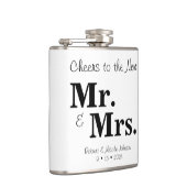 Flasques Bravo au nouveau M. & Mme Vinyl Wrapped Flask (Droite)