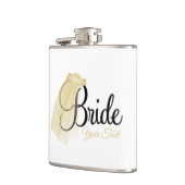 Flasques Bride Flask, 6 oz. Flèche de hanche (Gauche)