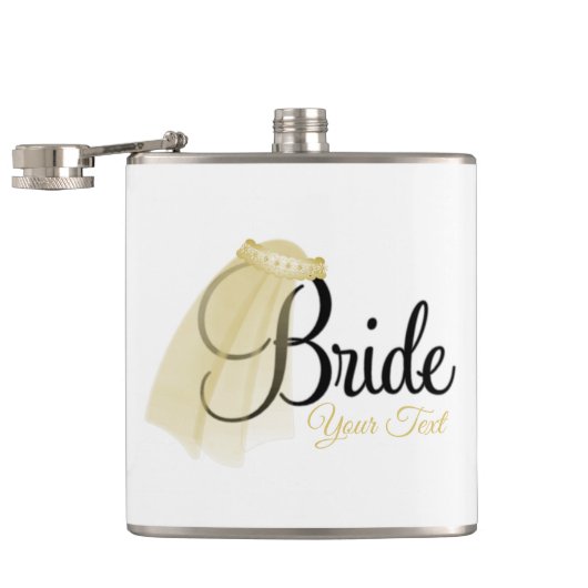 Flasques Bride Flask, 6 oz. Flèche de hanche (Ouvert)