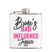 Flasques Bride’s Bad Influence Custom Bachelorette Party (Devant)