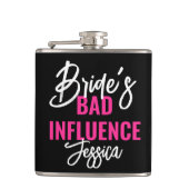 Flasques Bride’s Bad Influence Custom Bachelorette Party (Devant)