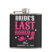 Flasques Bride’s Last Rodeo Western Bachelorette Party (Devant)