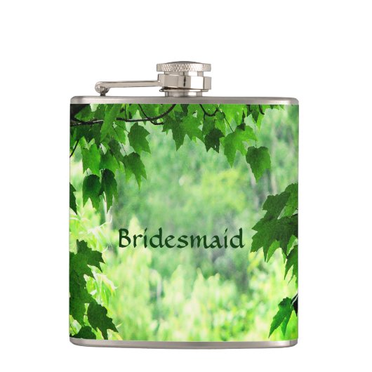 Flasques Bridesmaid, Mariage feuilleté (Devant)