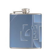 Flasques brique bleue cassée (Devant)