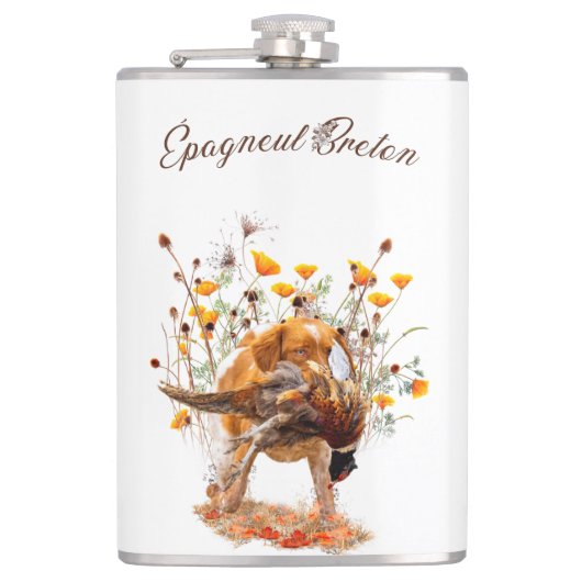 Flasques Brittany Spaniel, Chasse Pheasant Coffee Mug (Devant)