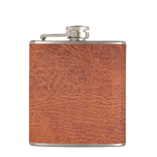 Flasques Brown leather