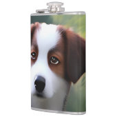 Flasques Bruce The Border Collie Puppy, Hip Flask (Gauche)
