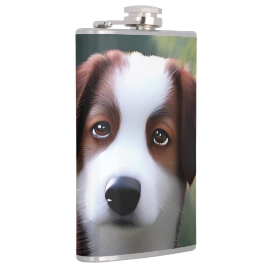Flasques Bruce The Border Collie Puppy, Hip Flask (Droite)