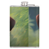 Flasques Bruce The Border Collie Puppy, Hip Flask (Dos)