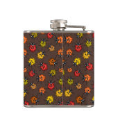 Flasques Bugs colorés sur brun (Dos)