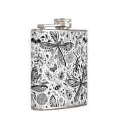 Flasques Bugs de Doodle sur bleu foncé (Droite)