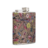 Flasques Bugs de Doodle sur mocha brown (Droite)