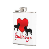 Flasques Bulldogs de coeur (Gauche)