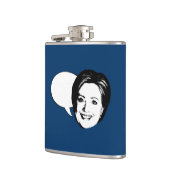 FLASQUES BULLE D'ENTRETIEN DE HILLARY CLINTON (Gauche)