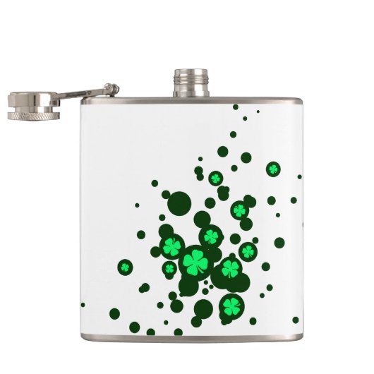 Flasques Bulles shamrocks (Ouvert)
