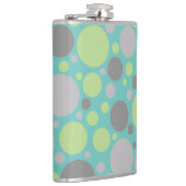 Flasques Bulles vertes et grises modernes (Droite)